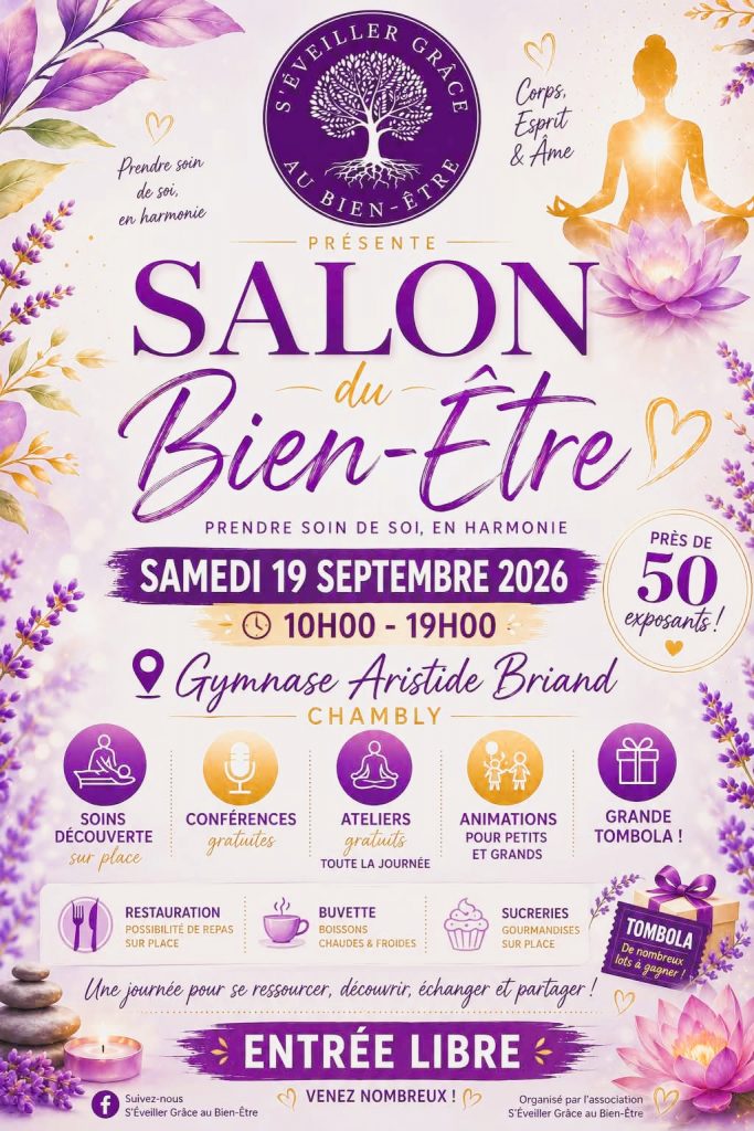 affiche du salon du bien etre de CHAMBLY 2026